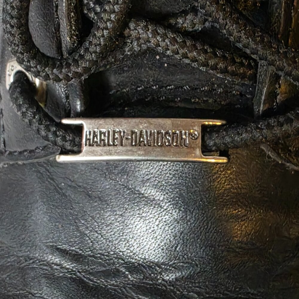 Authentic Harley Davidson Biker Boots- Size 8 - Picture 4 of 14